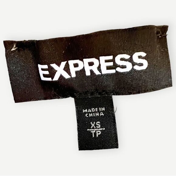 Express Turtleneck Cowlneck Multicolor Knit Relaxed Boxy Fit Sweater. XS. - Picture 8 of 9